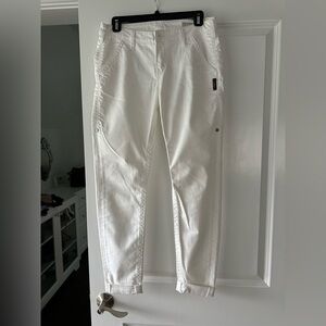 White Boyfriend Chino Jeans